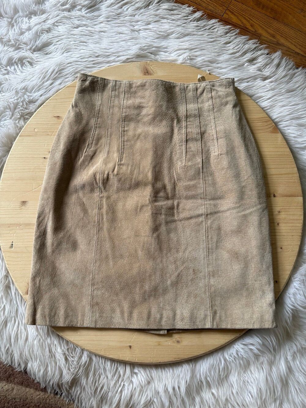 Express leather skirt